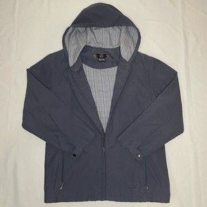 Vintage Nike Golf Full Zip Jacket‎ Men’s Small Hooded Pockets Blue